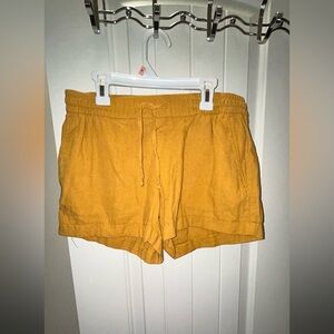 Old Navy Women's High Waist Mustard Shorts